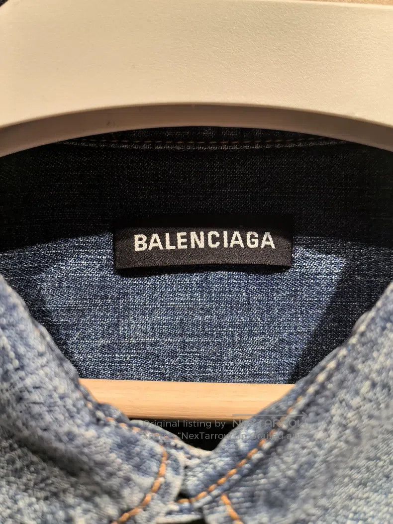 Balenciaga Balenciaga szie 39 Denim Shirt Jacket Size US S / EU 44-46 / 1 - 3 Thumbnail