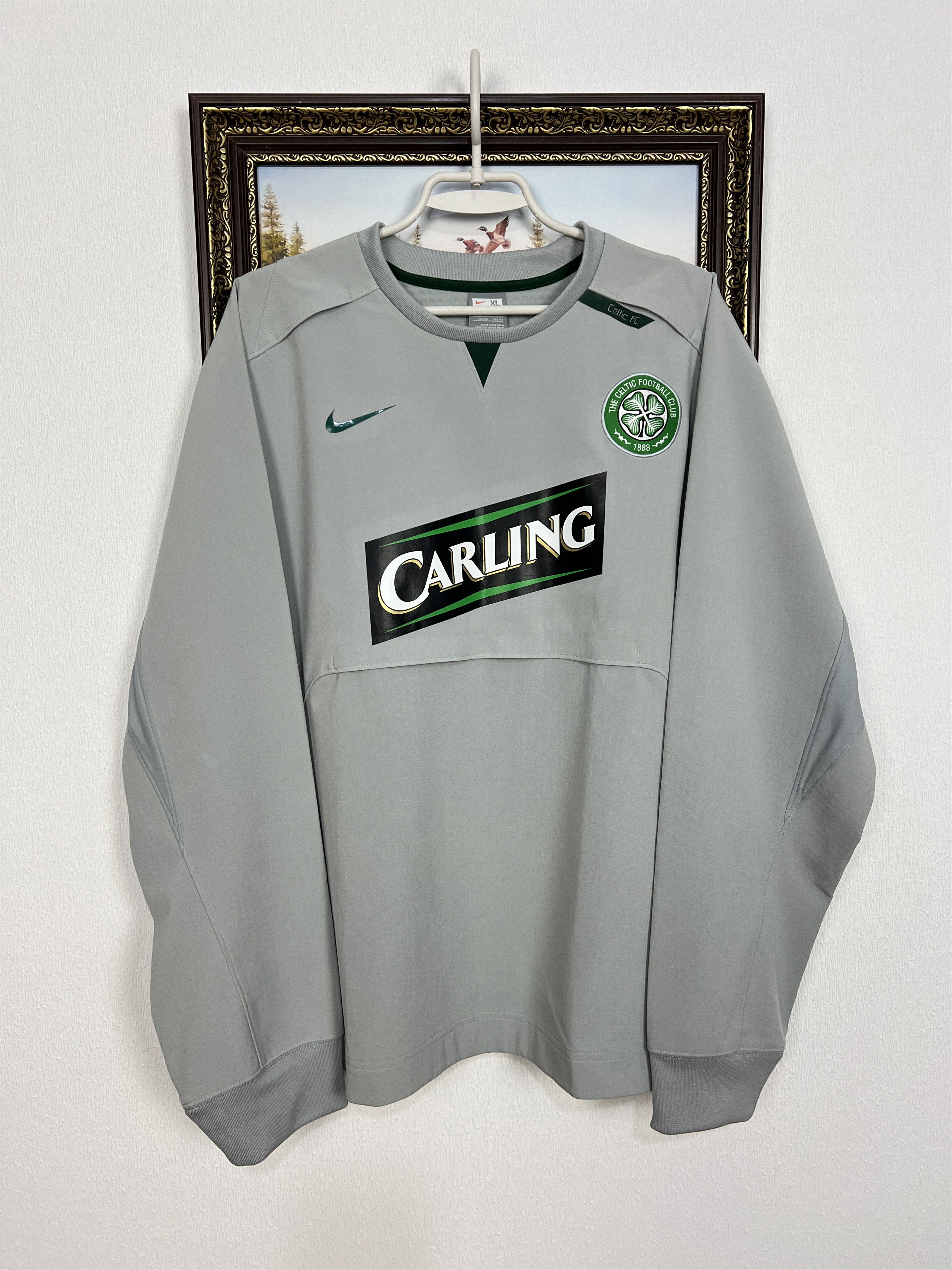 Nike Celtic Football Train Sweatshirt Soccer Track Top Rare Size US XL / EU 56 / 4 - 1 Thumbnail