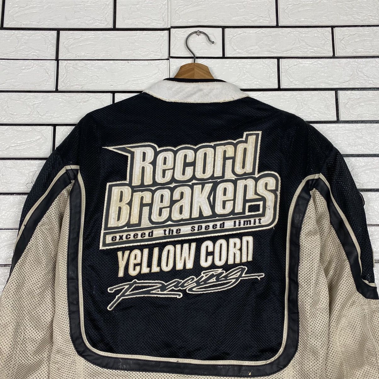YELLOW CORN Vintage Biker Jacket Cafe Racer Yellow Corn Big Logo Size US L / EU 52-54 / 3 - 13 Thumbnail