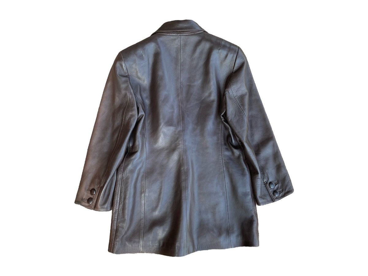 Loewe Vintage Loewe Chocolate Napa Pocket Leather Blazer Jacket Size US S / EU 44-46 / 1 - 2 Thumbnail