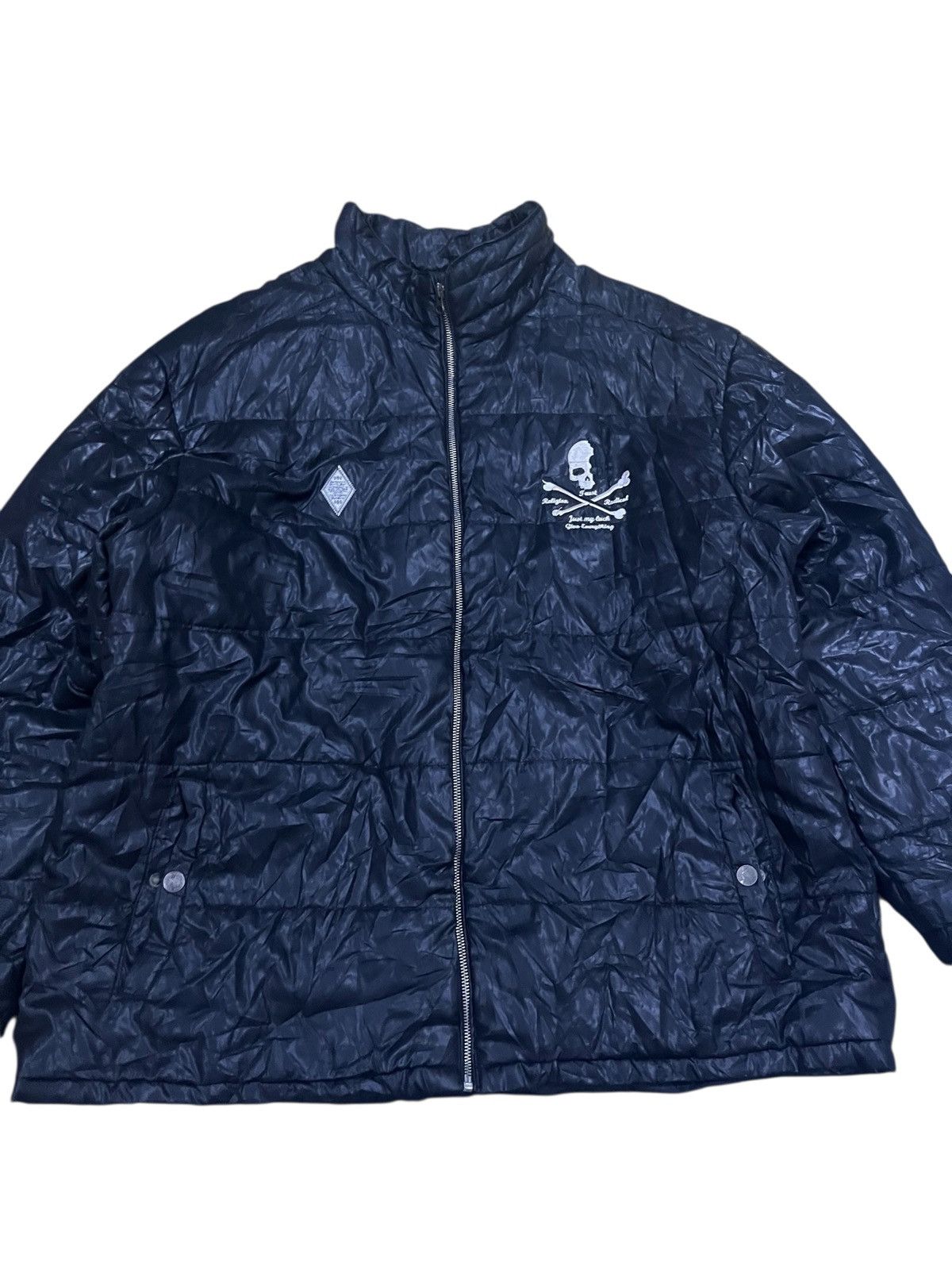 Japanese Brand Archive Skull Jaket Gloss Gal man big brother Y2K 5L Size US XXL / EU 58 / 5 - 5 Thumbnail