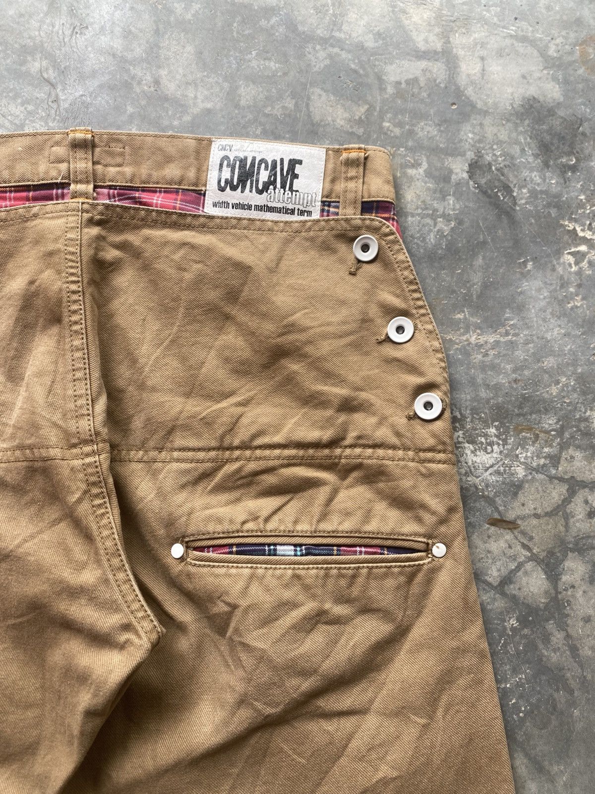 Japanese Brand CONCAVE ATTEMPT Double Butt Pant Size US 32 / EU 48 - 5 Thumbnail