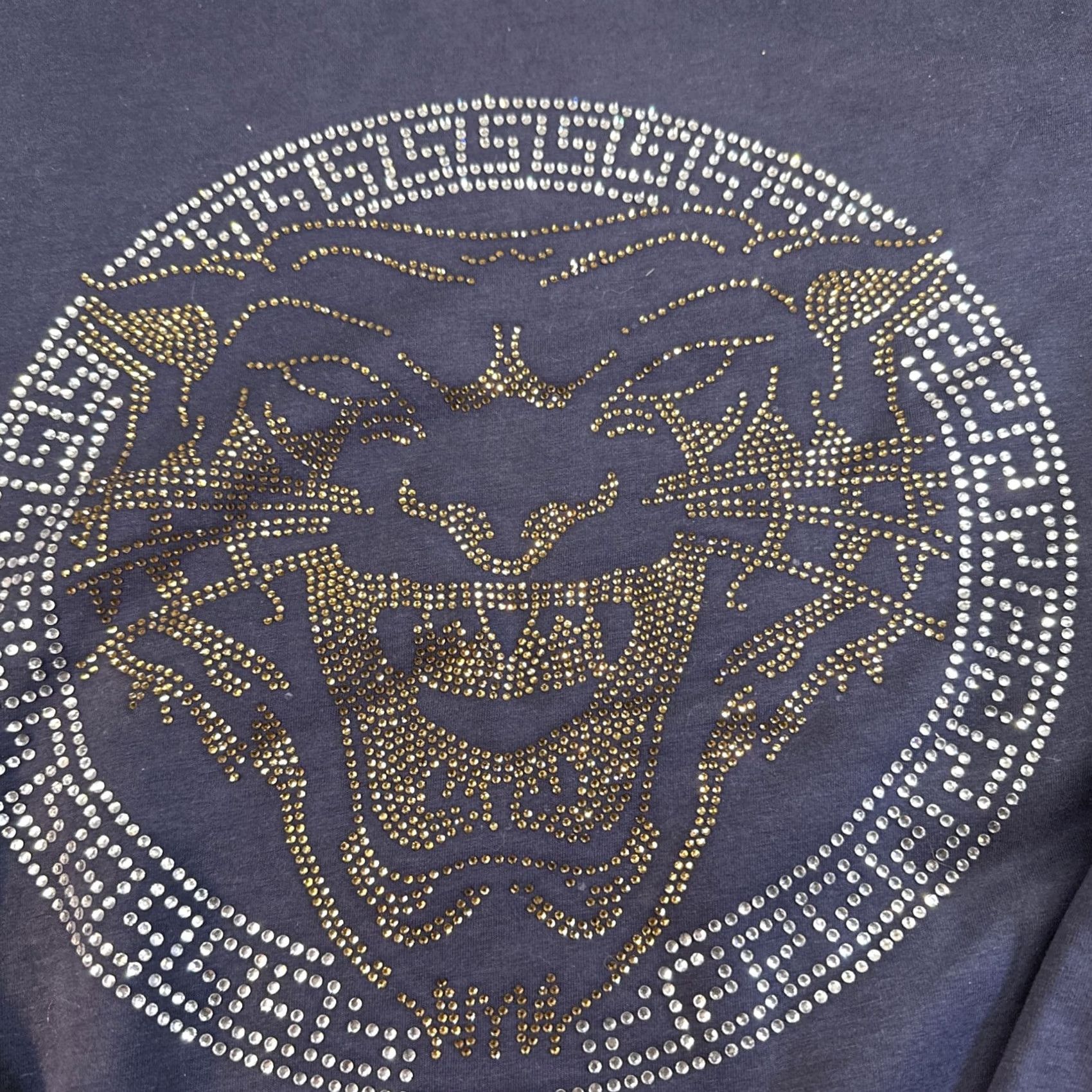 Vintage VINTAGE Men’s Rinestone Sweater Tiger Ramsfeld Blue Pullover Sweater Mens L Blue Rhinestones Size US L / EU 52-54 / 3 - 2 Thumbnail
