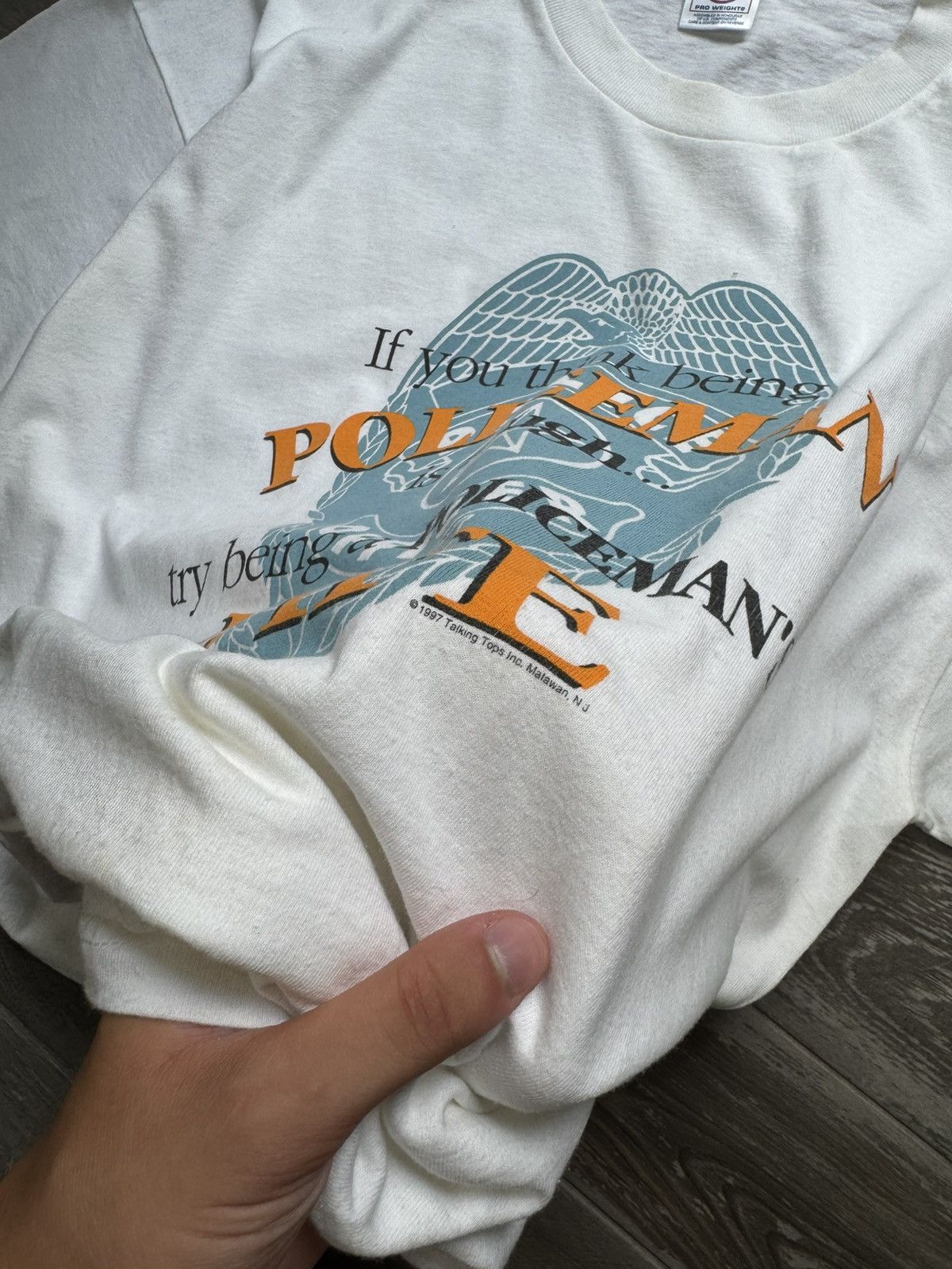 Delta Delta Policeman 1997 Tee Size US XL / EU 56 / 4 - 6 Thumbnail