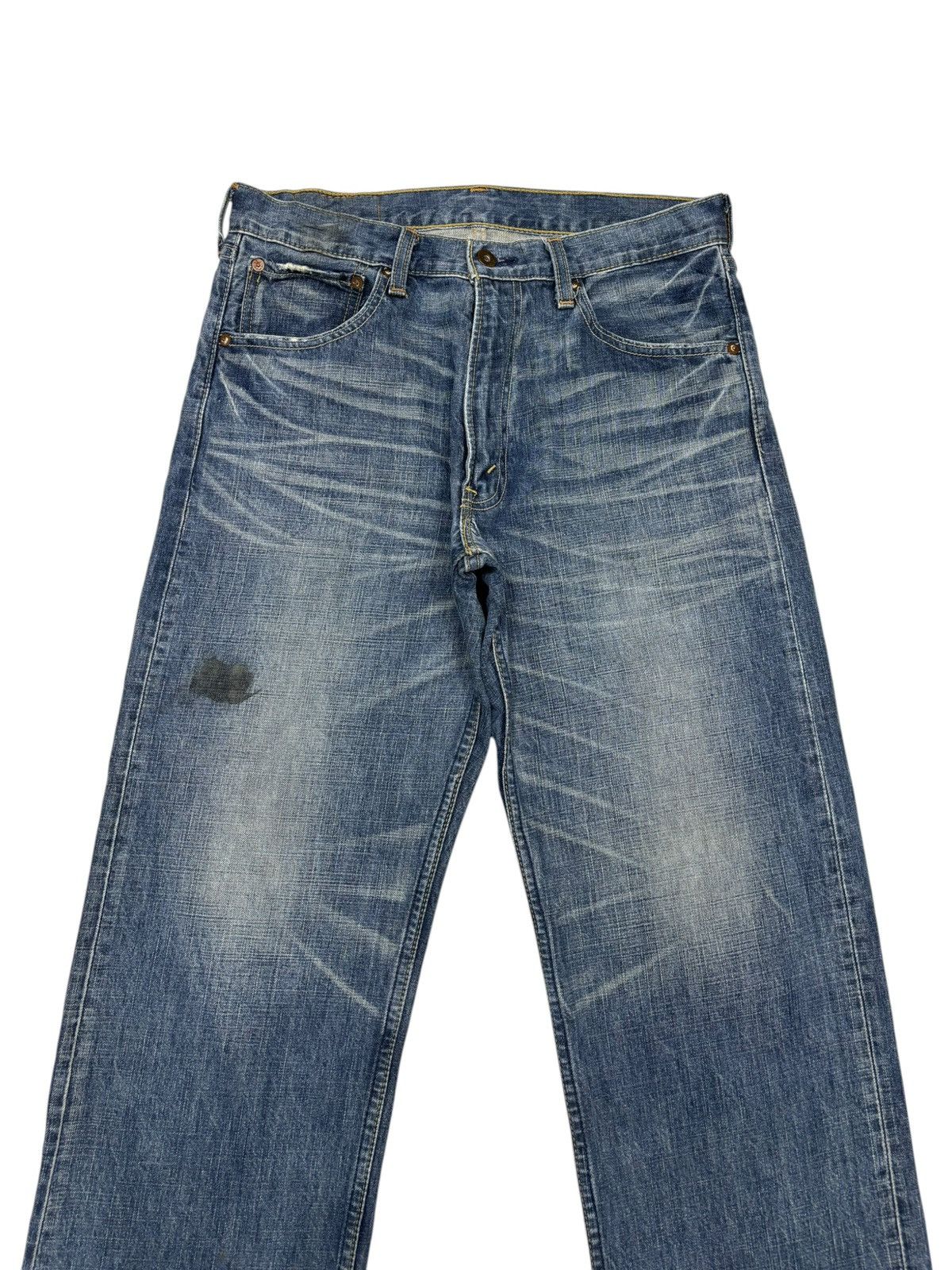 Kapital VINTAGE LEVIS 503 CLAW MARK DISTRESSED DENIM JEANS Size US 31 - 5 Thumbnail