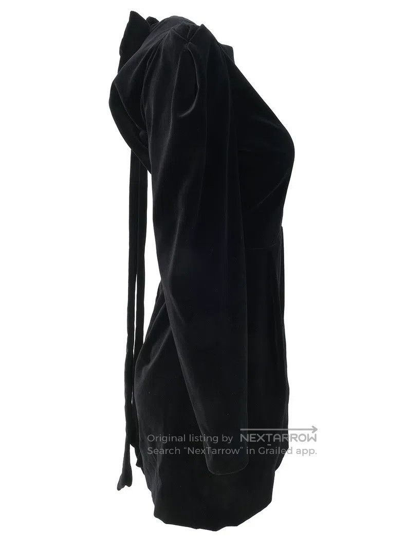 Valentino Valentino Silk velvet bow large open back dress dress Size S / US 4 / IT 40 - 3 Thumbnail