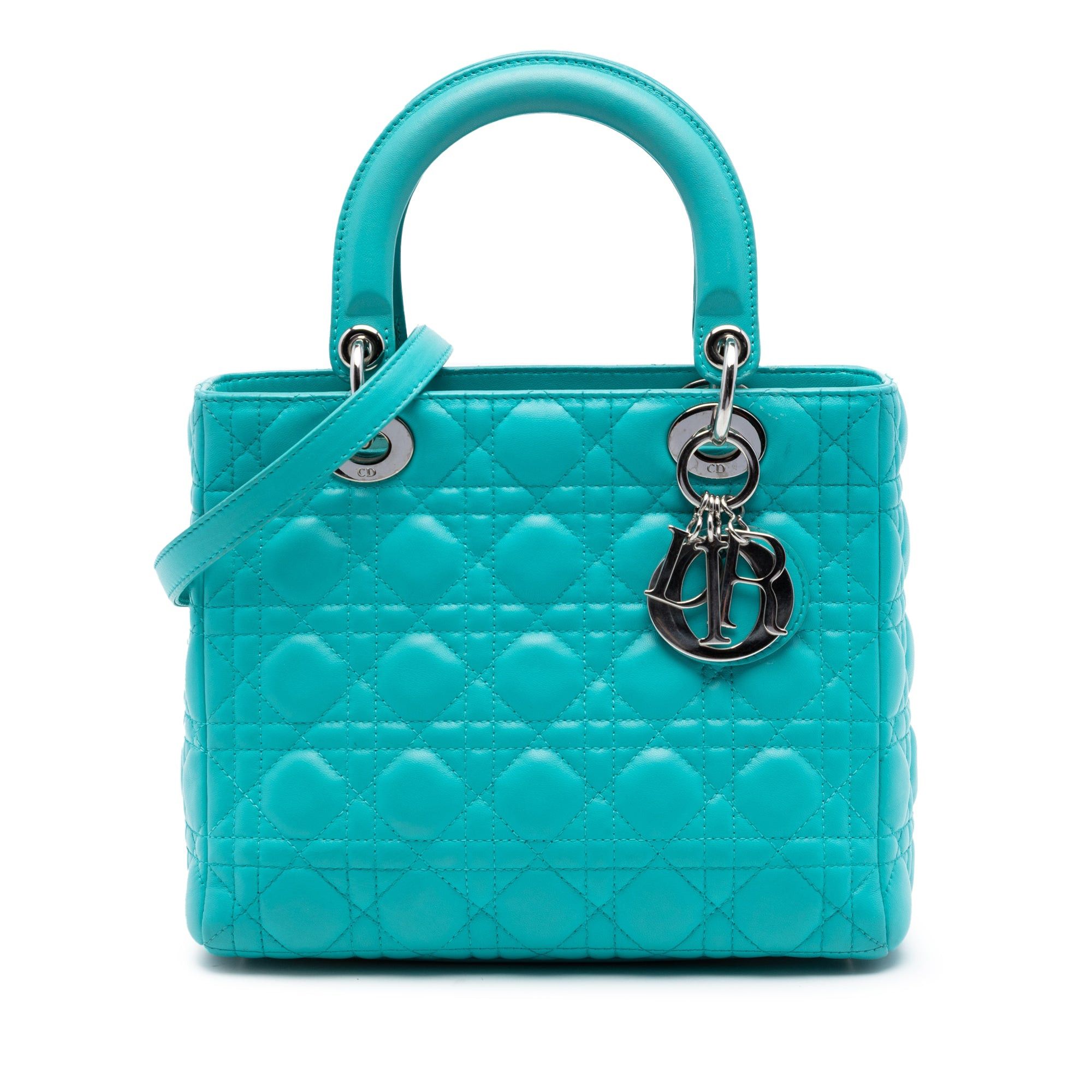 Dior Medium Lambskin Cannage Lady Dior Size ONE SIZE - 1 Thumbnail