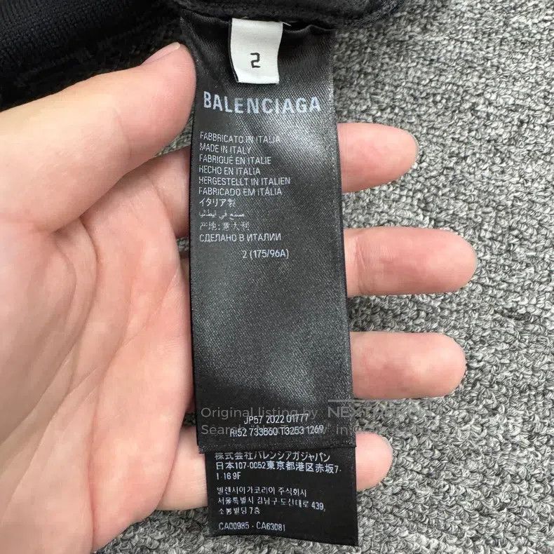 Balenciaga Balenciaga Lock full print sweater Size US M / EU 48-50 / 2 - 3 Thumbnail