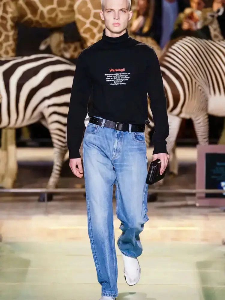 Vetements Vetements 19FW Warning Hign Neck Knitwear-2505 Size US M / EU 48-50 / 2 - 9 Thumbnail