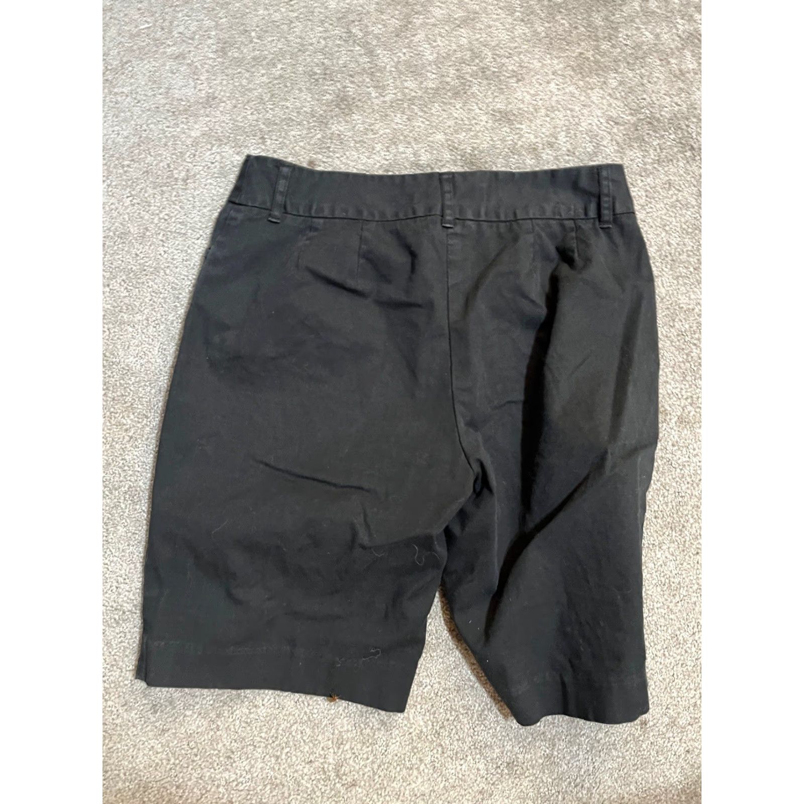 Geoffrey Beene Geoffrey Beene Sport Black Flat Front Bermuda Shorts Size 2 Size US 4.5 / IT 34.5 - 2 Thumbnail