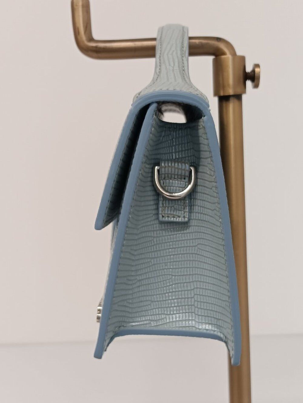 Jacquemus Jacquemus Le Grand Bambino Lizard Embossed Shoulder Bag Size ONE SIZE - 6 Thumbnail