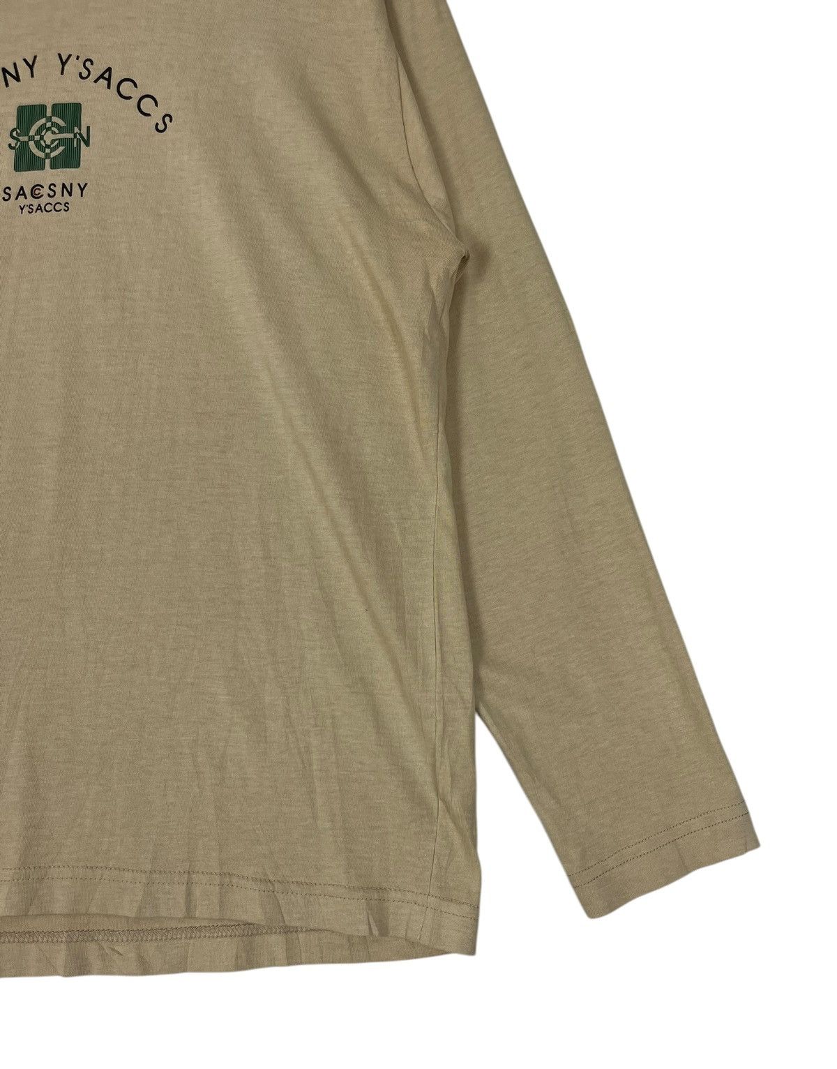 Japanese Brand × Yohji Yamamoto Sacsny Y’saccs by Yohji Yamamoto Longsleeve T shirt Size US M / EU 48-50 / 2 - 5 Thumbnail