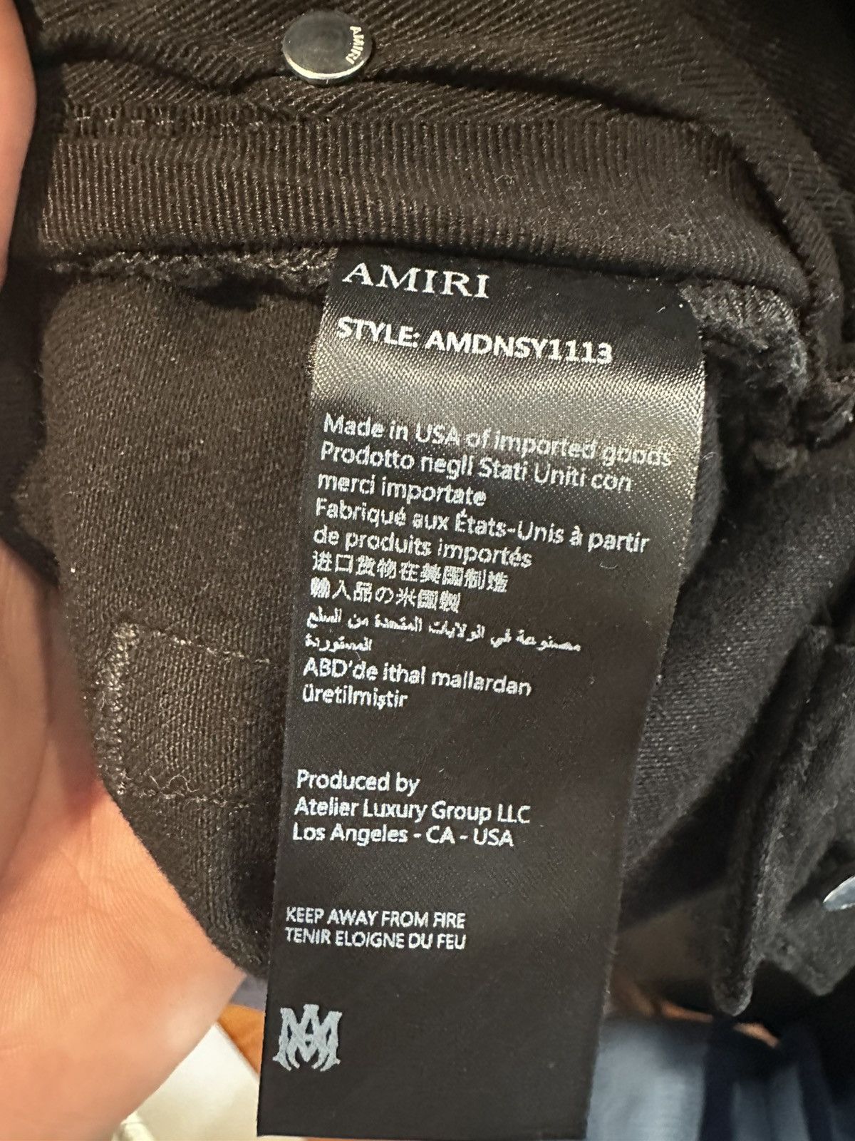 Amiri AMIRI MX1 WAXED JEAN BRAND NEW Size US 32 / EU 48 - 7 Thumbnail
