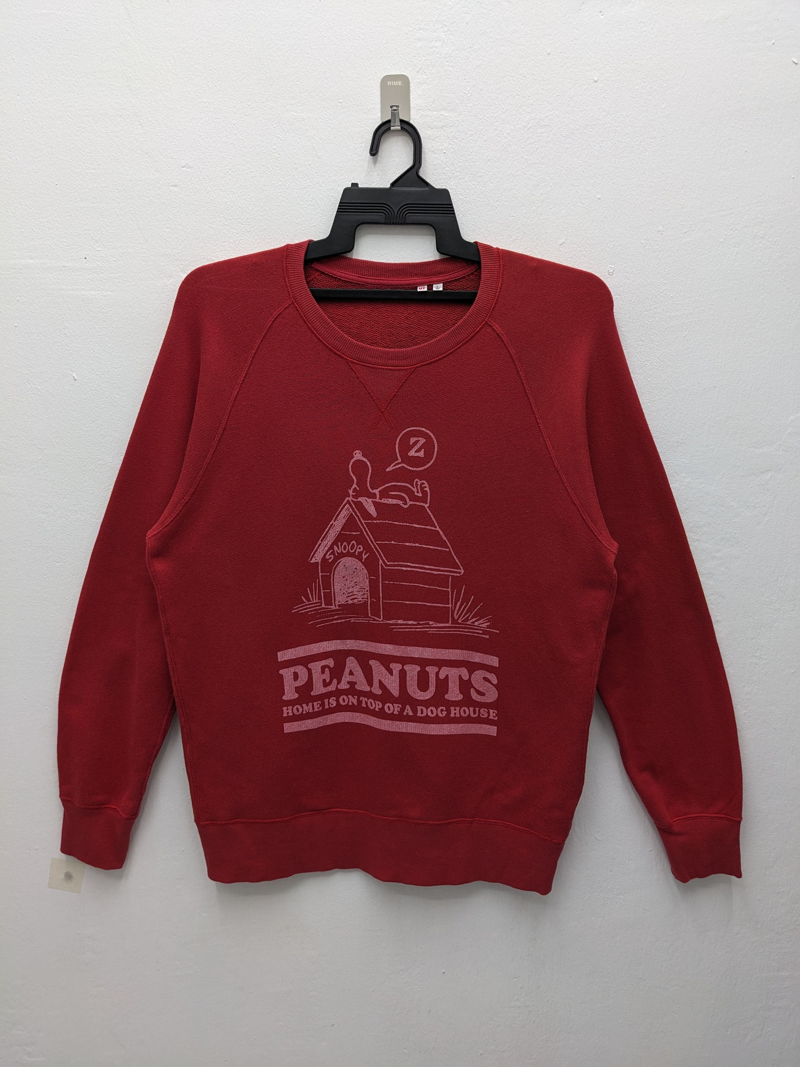 Cartoon Network × Uniqlo Japanese Brand Red Peanuts Snoopy Doghouse Graphic Raglan Size US L / EU 52-54 / 3 - 2 Thumbnail