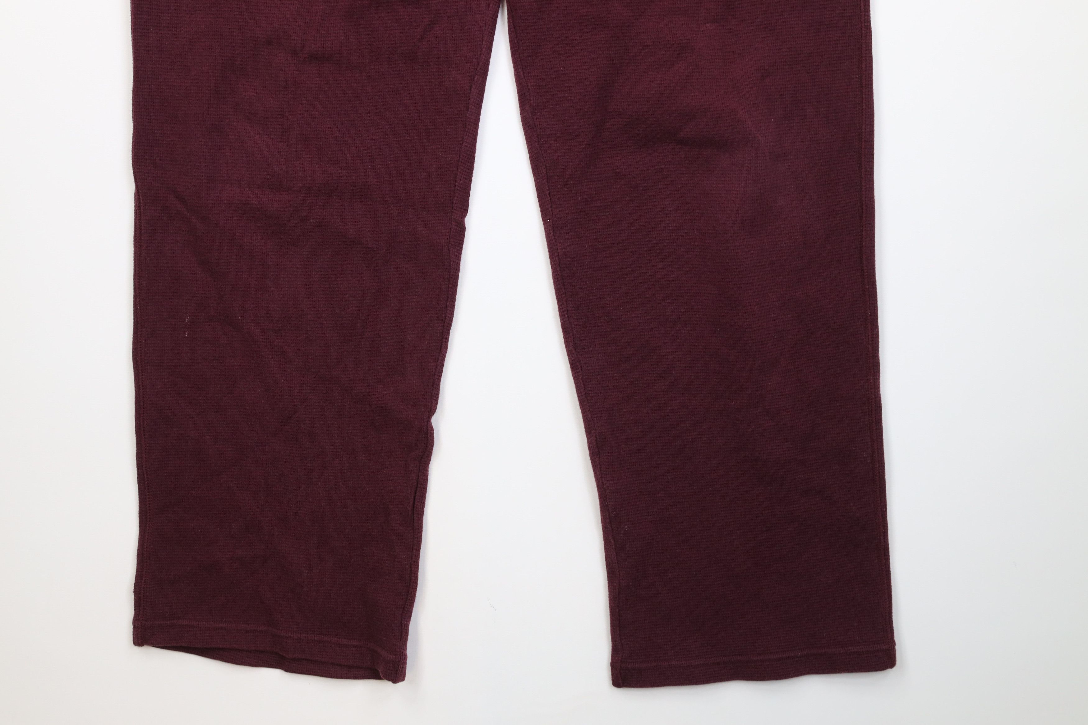 Ralph Lauren Vintage 90s Y2K Ralph Lauren Waffle Knit Wide Leg Pants Size US 34 / EU 50 - 5 Thumbnail