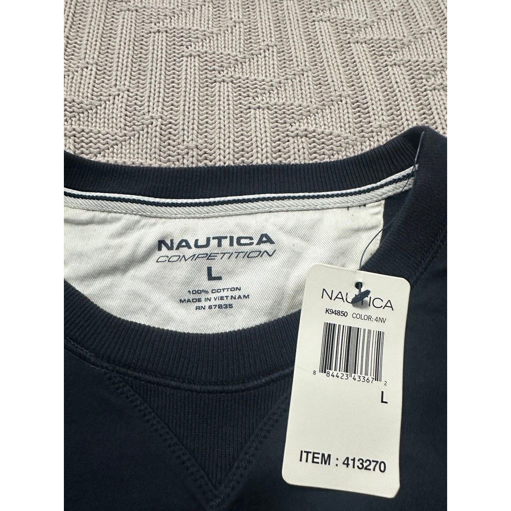 Nautica Nautica navy competition long sleeve tee size L NWT Size US L / EU 52-54 / 3 - 4 Thumbnail