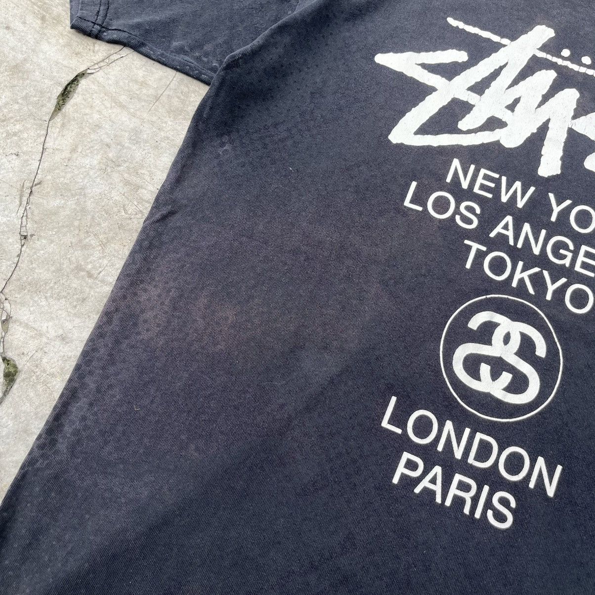 Stussy RARE PATTERN💥90sStüssy World Tour Tee - Classic Logo Graphic Size US L / EU 52-54 / 3 - 4 Thumbnail