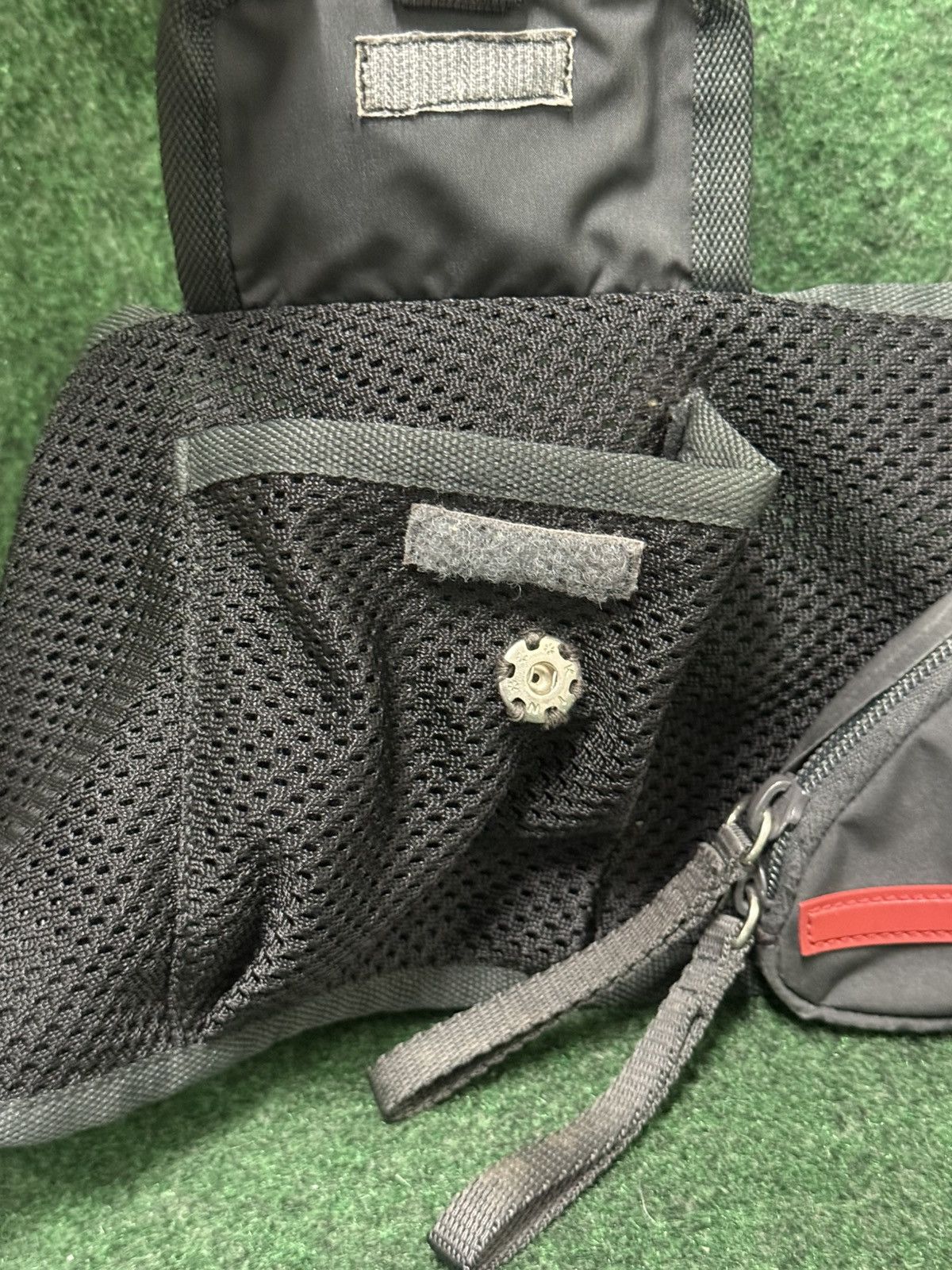 Prada Prada Linea Rossa Nylon Mesh Waist Bag Size ONE SIZE - 5 Thumbnail