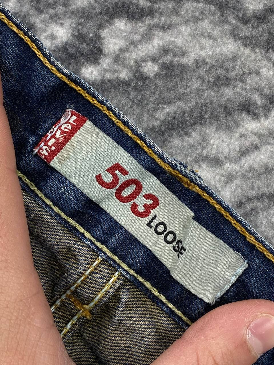 Levi's Vintage Levis 503 Denim Jeans Loose Cinch Men Size 31x34 Size US 31 - 10 Thumbnail