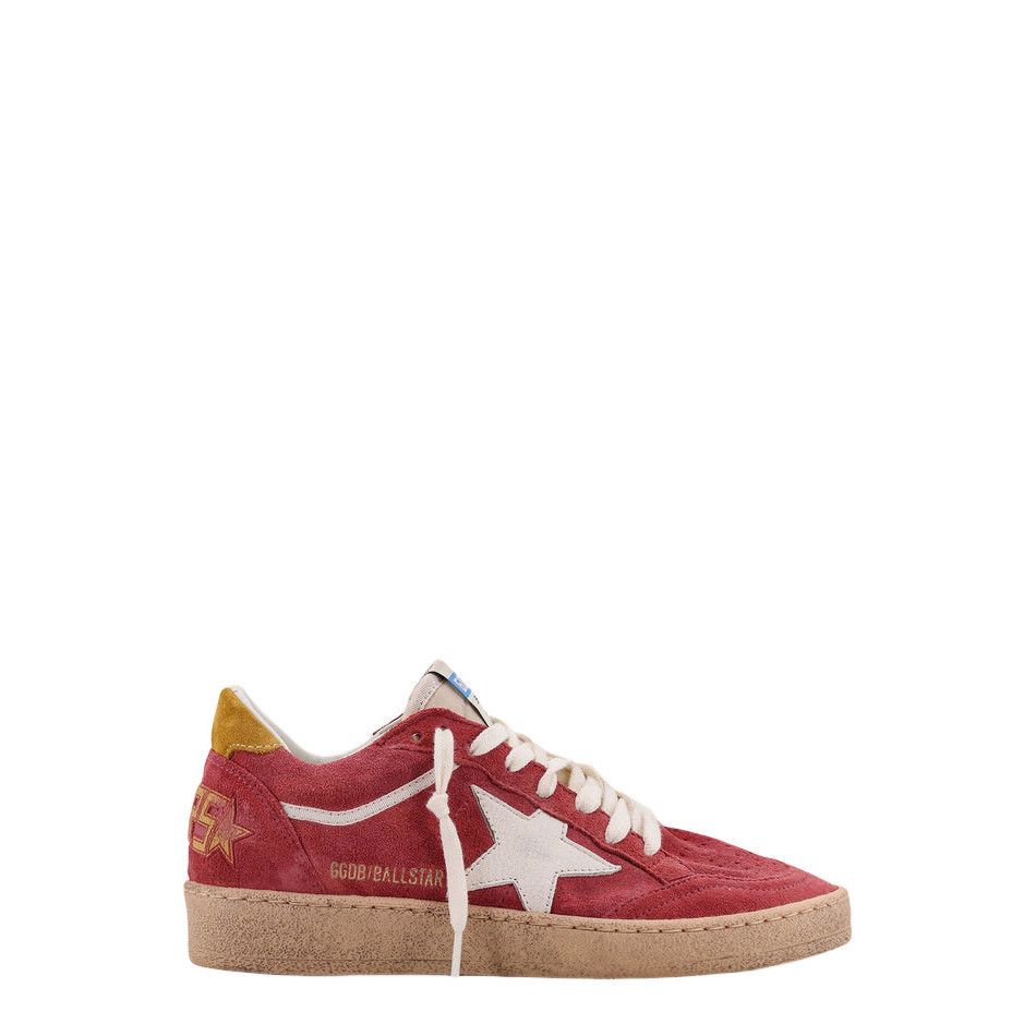 GOLDEN GOOSE Women's Ball Star Red/White Sneakers New & Auth