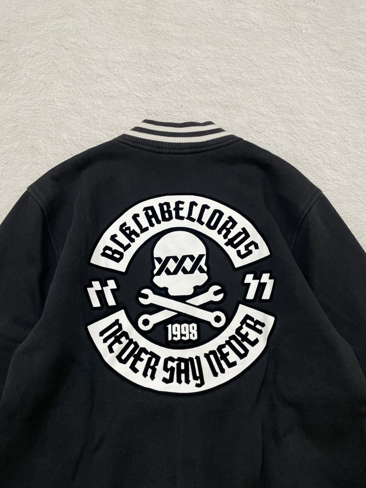 Japanese Brand 2000s Varsity Rebel Blok Logo Skull Gothic Y2K Japanese LGB Size US L / EU 52-54 / 3 - 8 Thumbnail