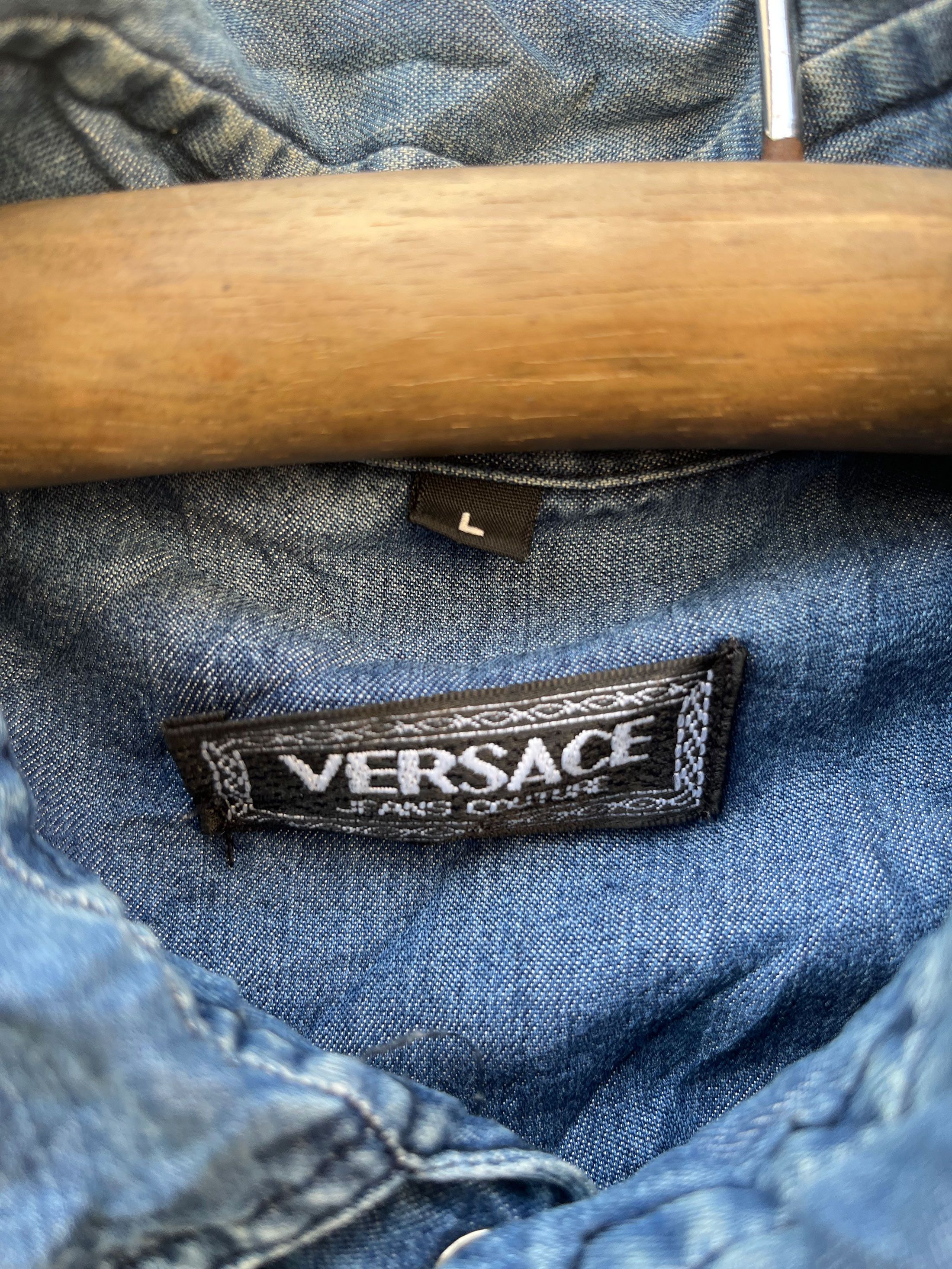 Versace Jeans Couture Vintage Versace Jeans Couture Pearl Snap American Western Size US L / EU 52-54 / 3 - 3 Thumbnail