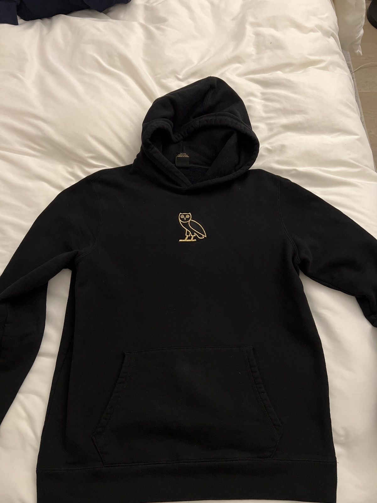 image of Octobers Very Own Ovo Classic Black Hoodie, Men's (Size Large)