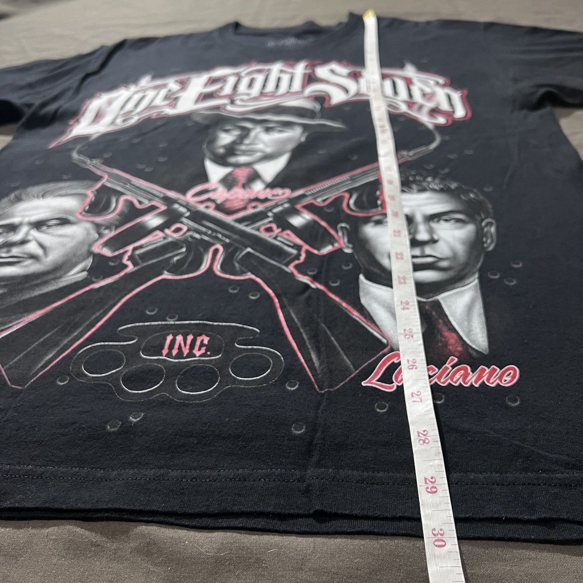 Other Al Capone John Gotti Lucky Luciano Graphic Tee L mobsters Size US L / EU 52-54 / 3 - 7 Thumbnail