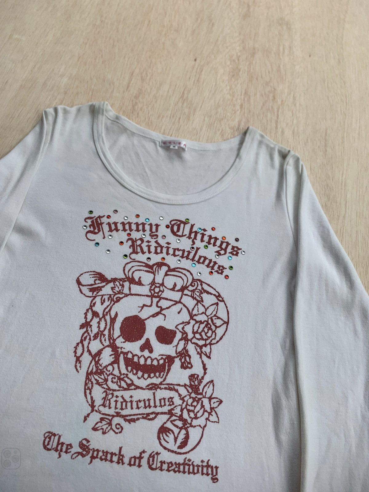 Vintage Y2k Colza Skull Studded Ifsixwasnine Punk style Longsleeve Size M / US 6-8 / IT 42-44 - 2 Thumbnail