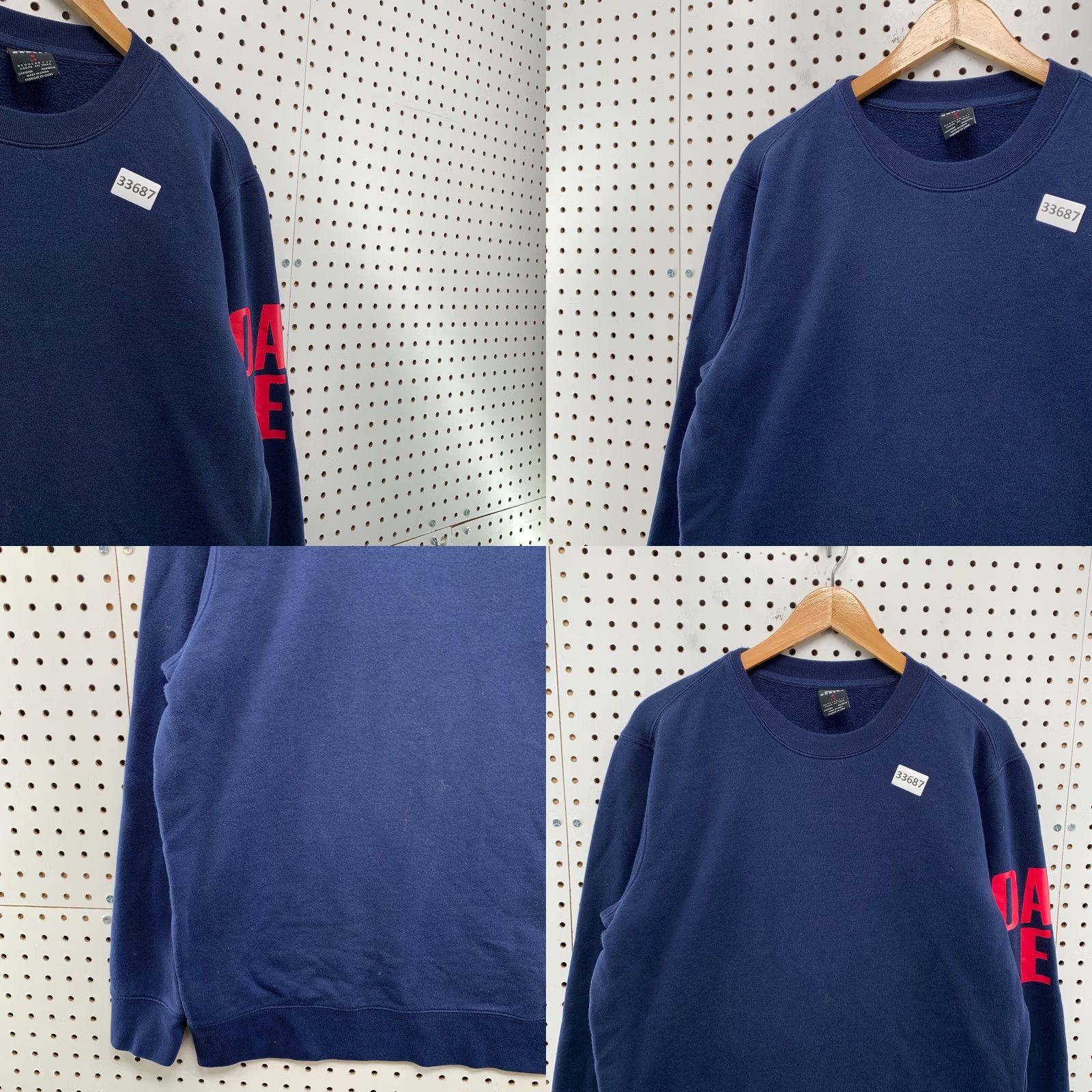 Oakley Oakley Shirt Mens L Blue Sweatshirt Red Spellout Long Sleeve Crewneck 23x28 Size US L / EU 52-54 / 3 - 8 Thumbnail