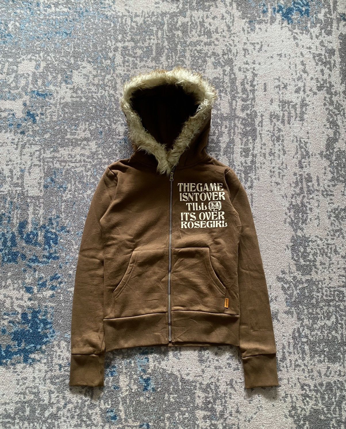 If Six Was Nine × Japanese Brand × Le Grande Bleu (L.G.B.) Japanes Rose Girl Fur Hoodie Ifsix lgb style Size US S / EU 44-46 / 1 - 1 Thumbnail