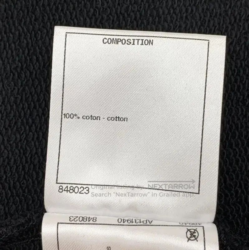 Chanel Chanel Black Cotton T-Shirt with Logo . Size XS / US 0-2 / IT 36-38 - 7 Thumbnail