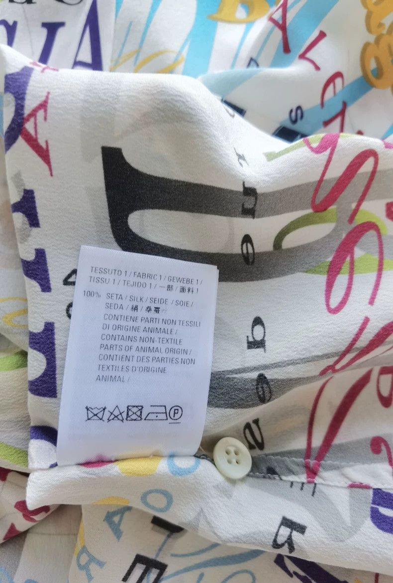 Balenciaga Balenciaga size 34 Silk Ribbon Loose Shirt Sunscreen Size S / US 4 / IT 40 - 6 Thumbnail