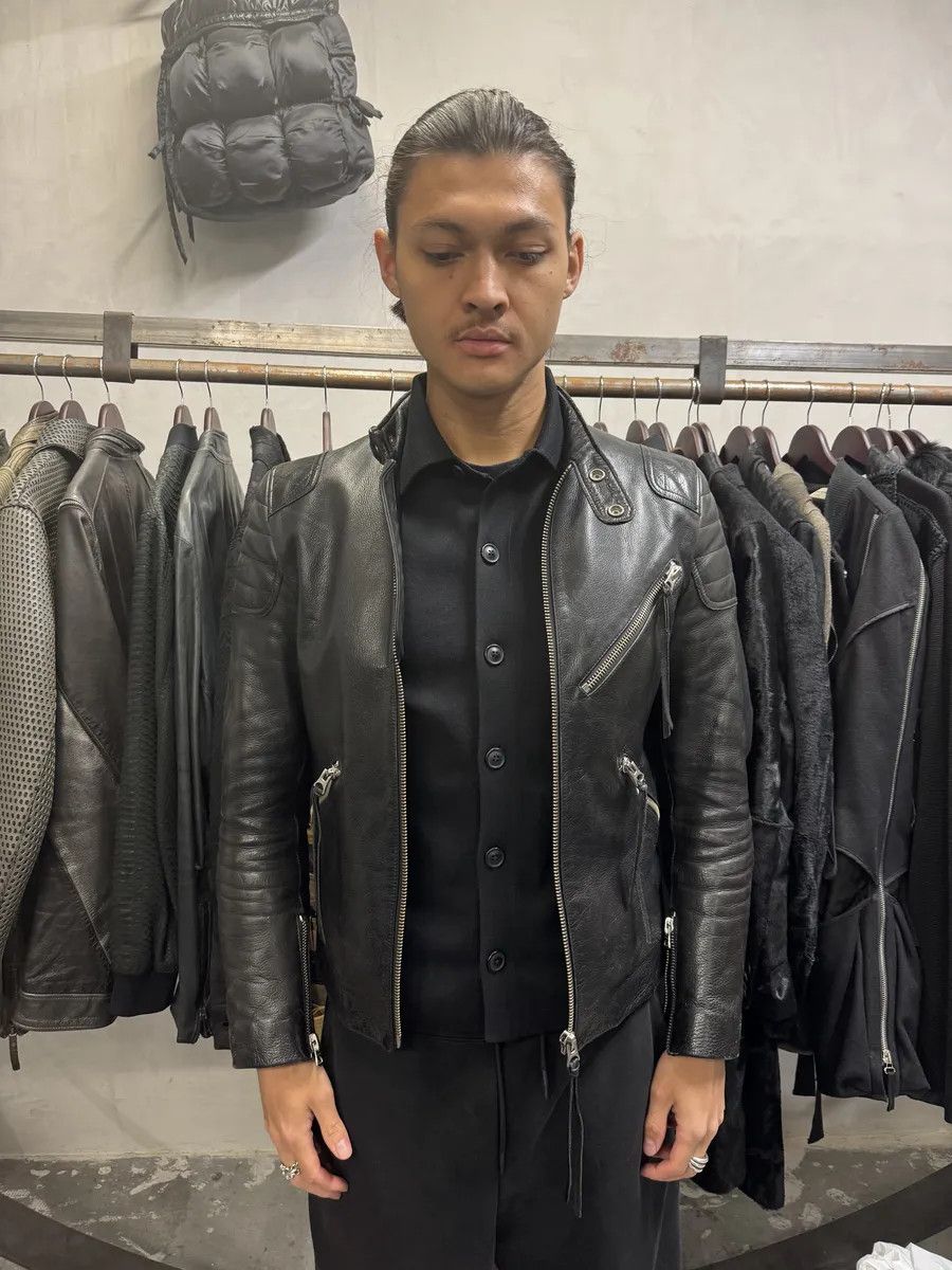 Acne Studios AW2011 Acne Studios Padded Multi Zips Biker Calf Leather Jacket Size US S / EU 44-46 / 1 - 2 Thumbnail