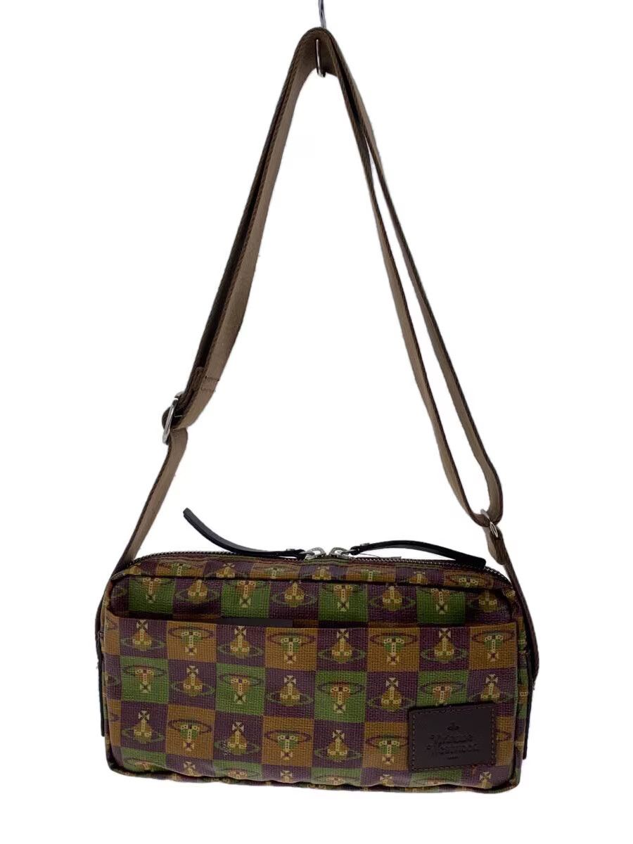 Vivienne Westwood Allover Logo Knit Crossbody Shoulder Bag, Women's