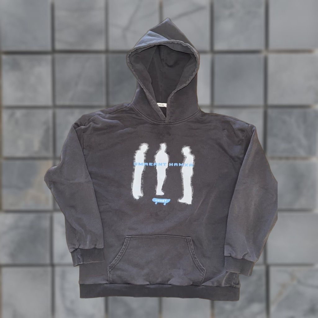 Vintage Aelfric Eden Hoodie Gray M Men Pullover Streetwear Graphic Tee Hype Size US M / EU 48-50 / 2 - 1 Thumbnail