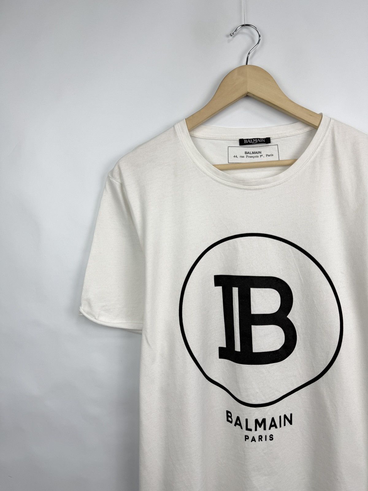 Balmain 🇫🇷 Balmain Paris Luxury T-Shirt Made in France Rare Retro Y2 Size US XL / EU 56 / 4 - 3 Thumbnail