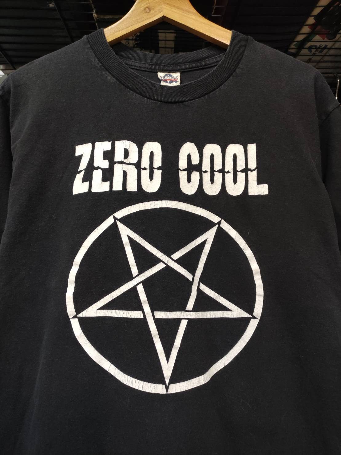 Band Tees Vtg 00's Zero Cool Band Pentagram Logo T-Shirt Size US M / EU 48-50 / 2 - 1 Thumbnail
