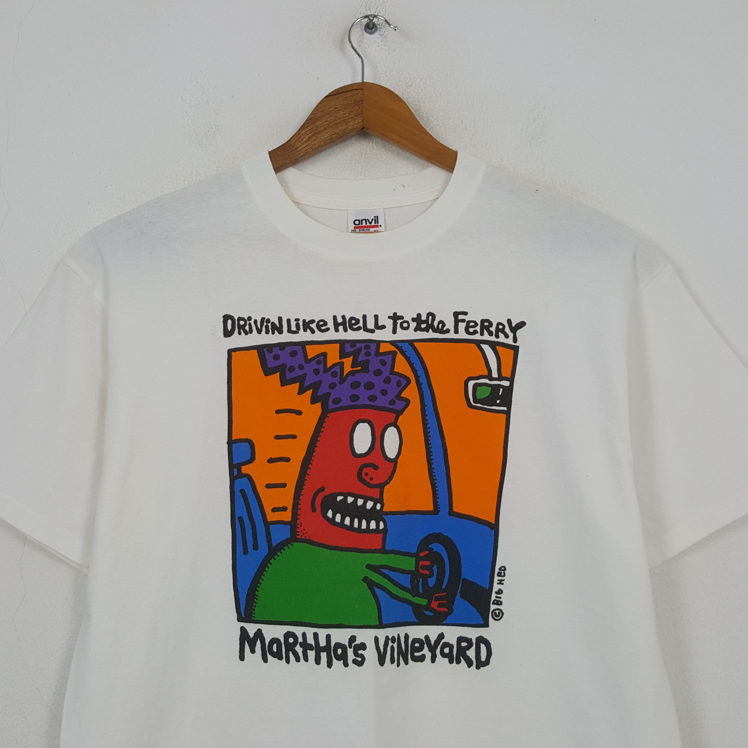 Other Vintage Marthas Vineyard by Big Hed Art Style T-shirt RR3 Size US L / EU 52-54 / 3 - 2 Thumbnail
