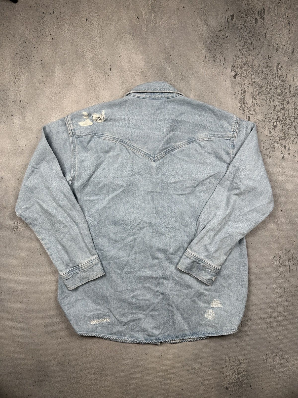Levi's Levis Dorsey Western Denim Jacket Shirt Oversized Fit Size M / US 6-8 / IT 42-44 - 2 Thumbnail