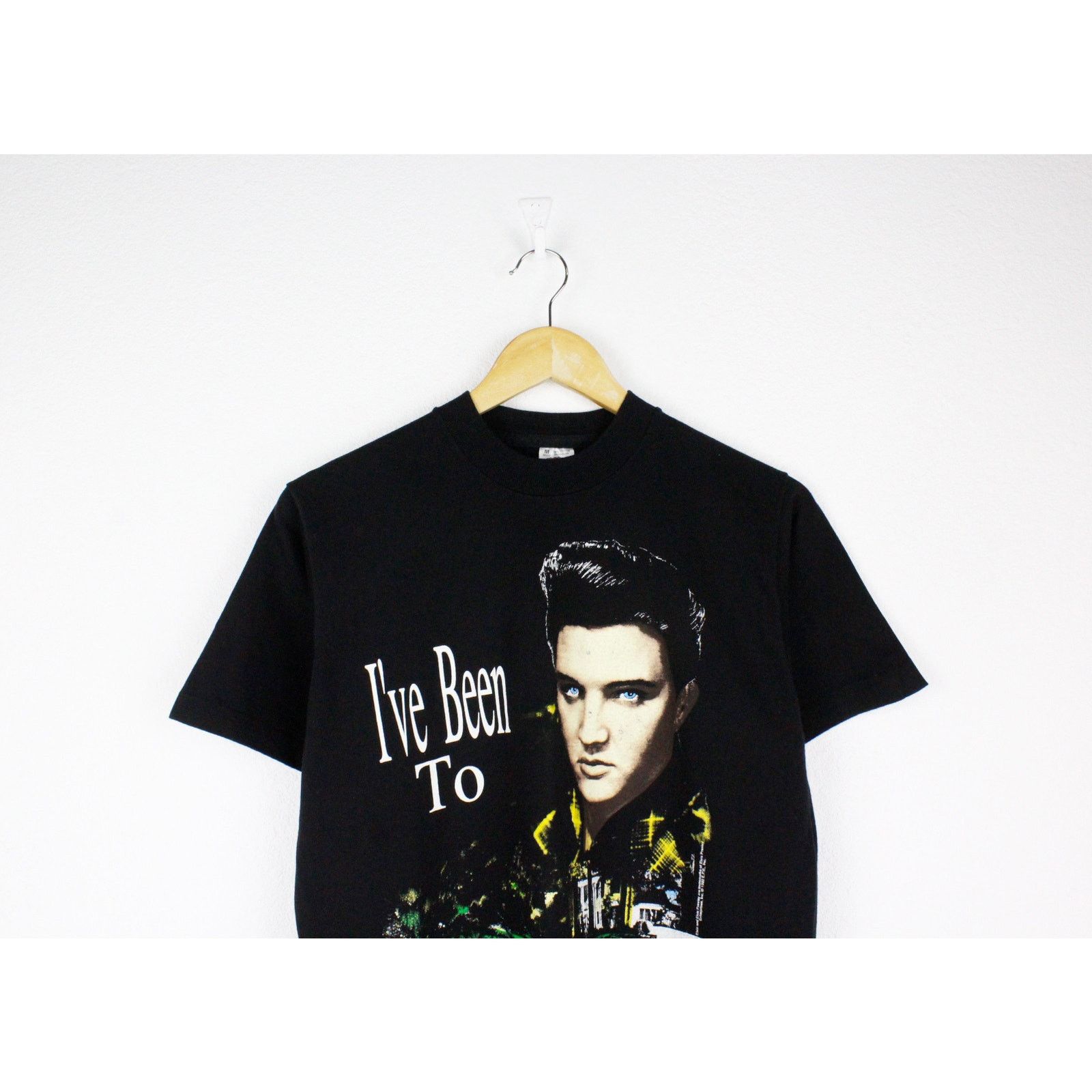 Band Tees Vintage Elvis Presley 1992 Graceland Graphic T-shirt Tee 90s Size US M / EU 48-50 / 2 - 2 Thumbnail