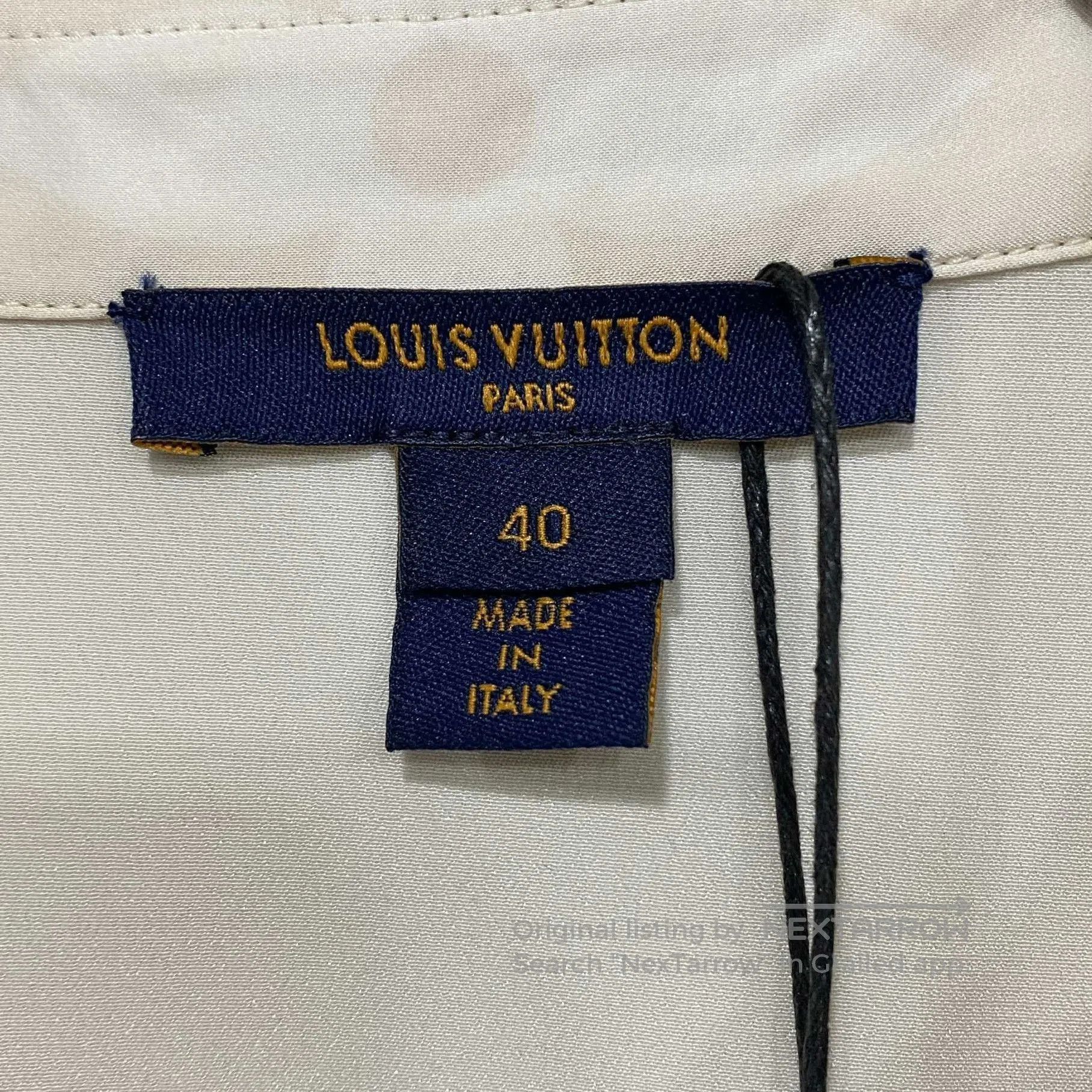 Louis Vuitton Louis Vuitton Sleeveless Silk Monogram Dress. Size S / US 4 / IT 40 - 4 Thumbnail
