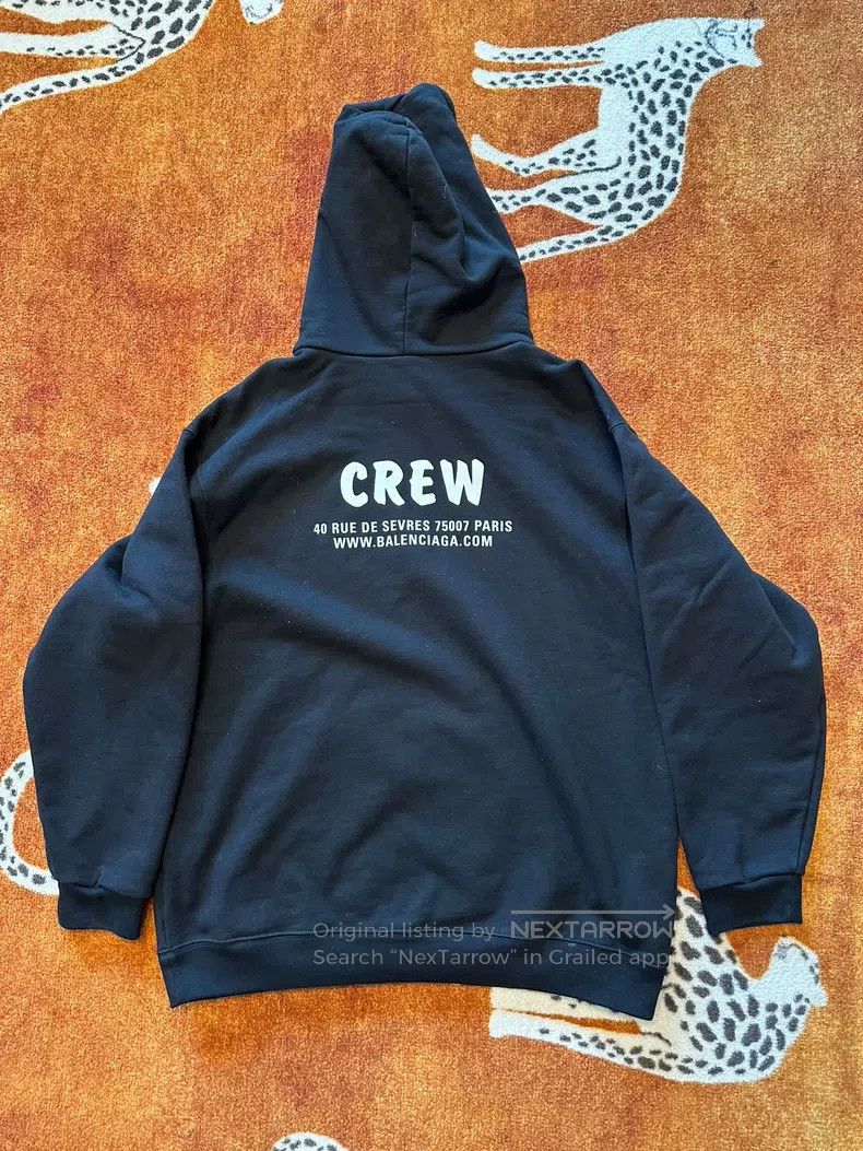Balenciaga Balenciaga Black Sweatshirt Size US M / EU 48-50 / 2 - 4 Thumbnail