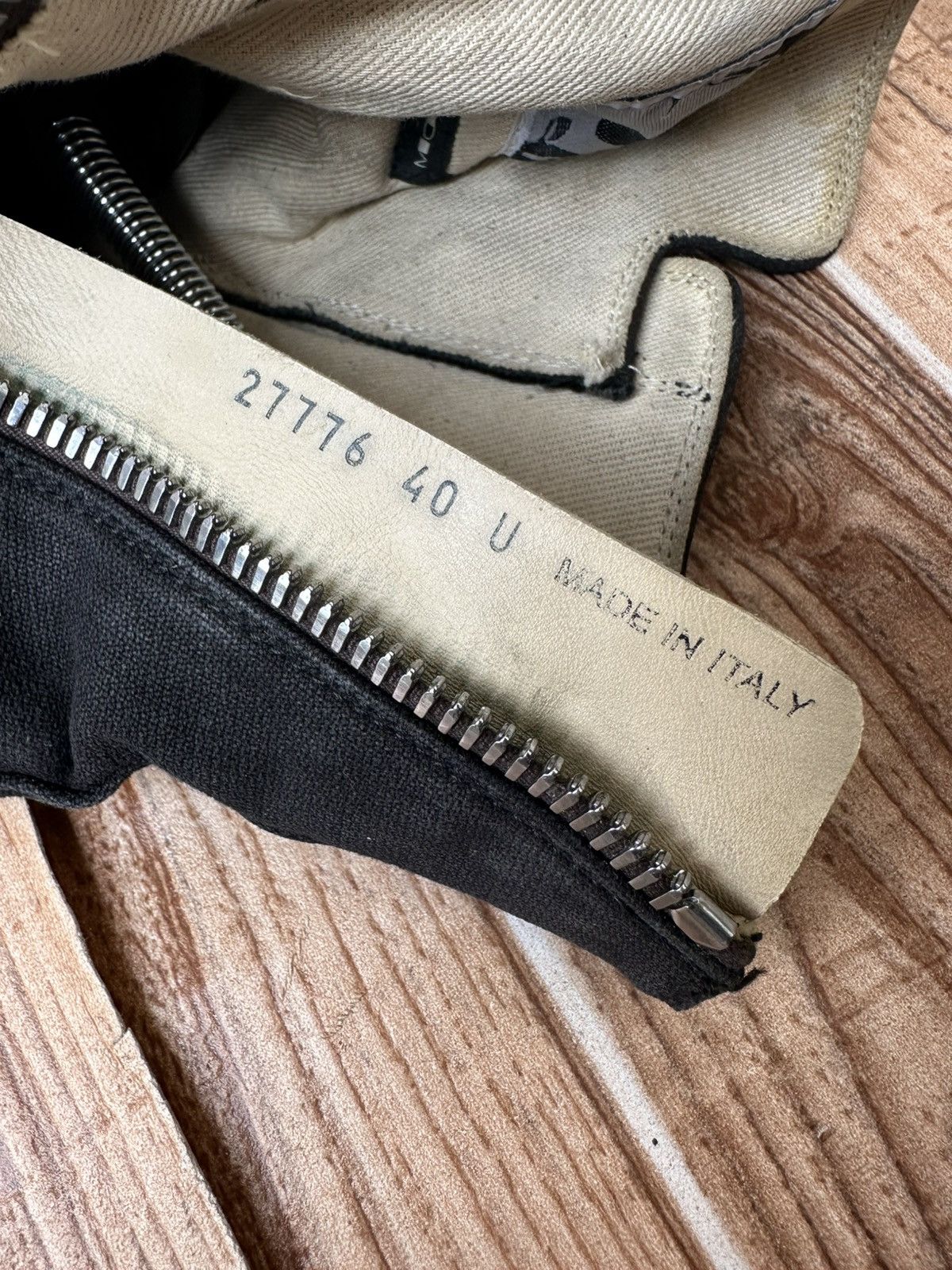 Rick Owens Drkshdw Rick Owens Drkshdw Abstract Pentagram Ramones Black Milk Size US 7.5 / EU 40-41 - 19 Thumbnail