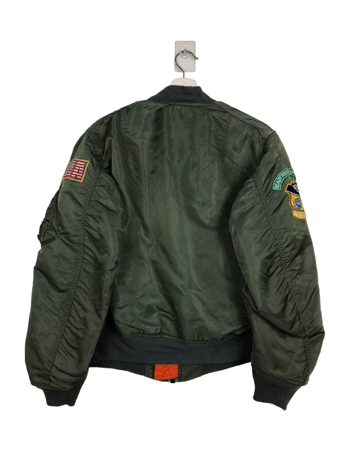 Alpha Industries 🔥 1970s VINTAGE RIOT RIOT ALPHA BOMBER JACKET MADE IN USA Size US M / EU 48-50 / 2 - 8 Thumbnail