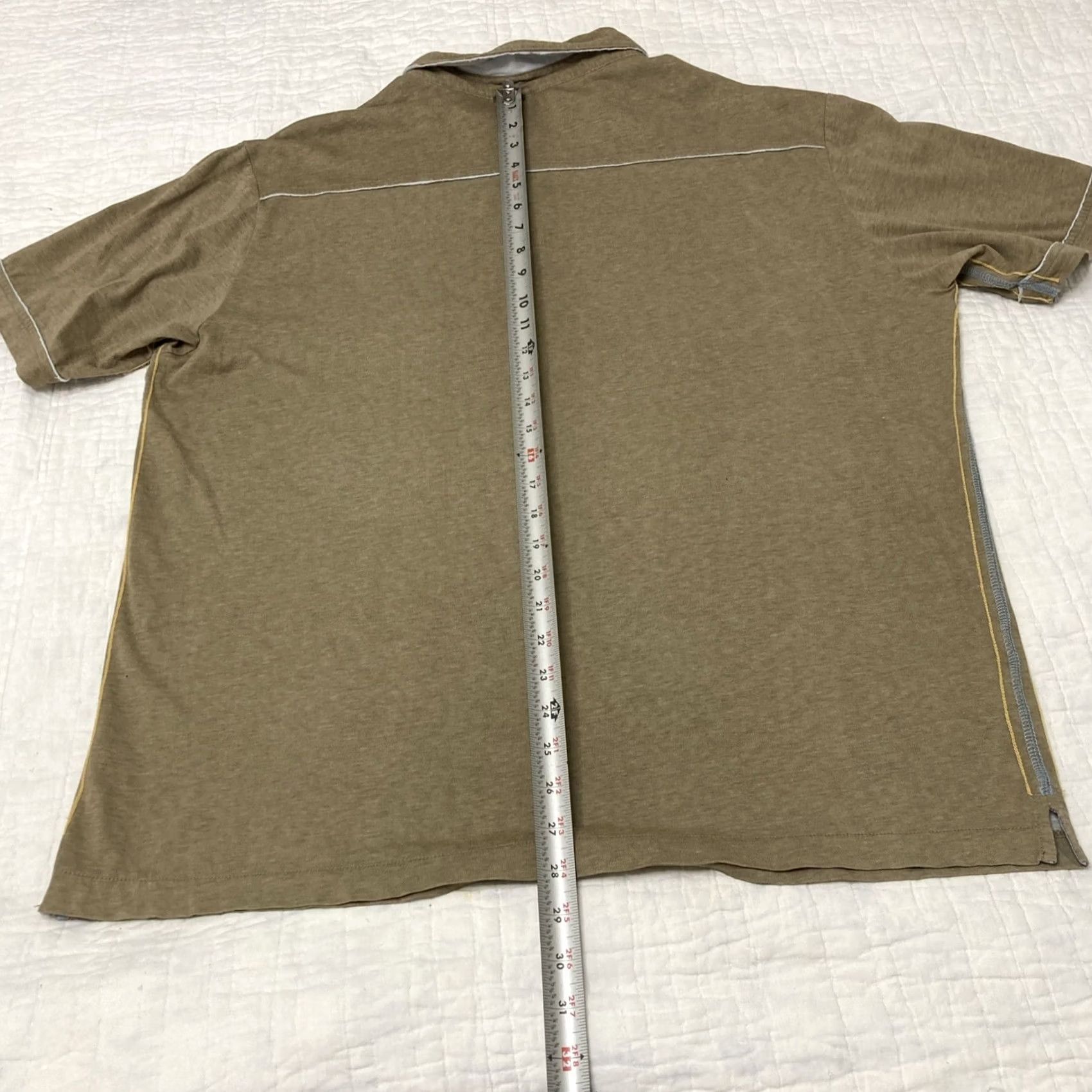Tommy Bahama Tommy Bahama Island Polo Mens XLarge XL Green Pima Short Sleeve Modern Fit Jeans Size US XL / EU 56 / 4 - 5 Thumbnail