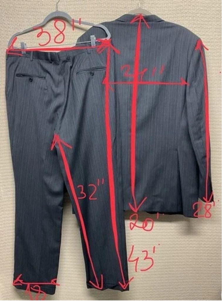 Burberry VTG Burberry Wool 2 Button Suit 46/Pants 38x32 Men Dual Vent Size 46L - 8 Thumbnail