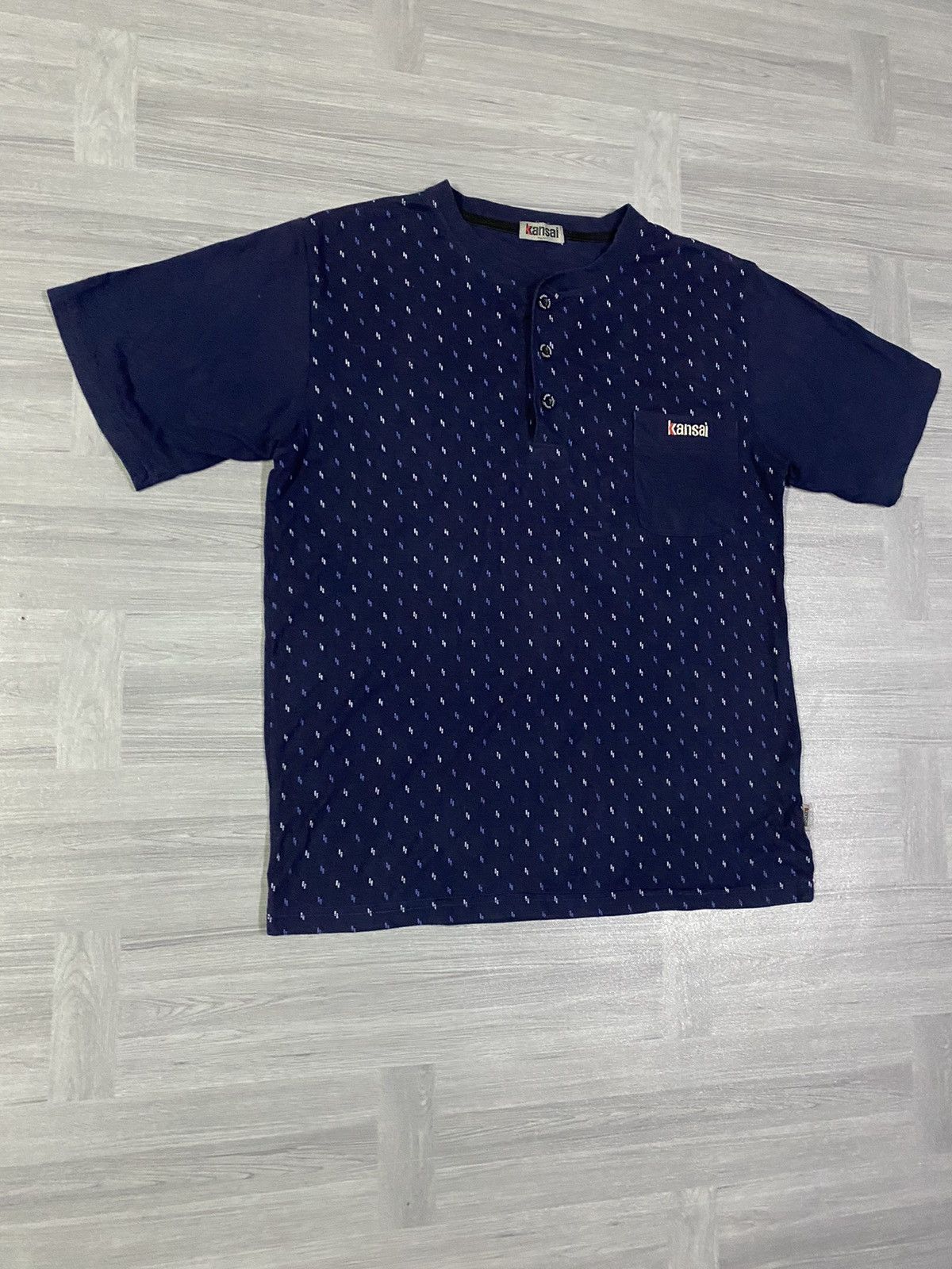 Kansai Yamamoto Vintage Pyjama 🔥 RARE 🔥 Kansai Yamamoto T-Shirt Size US L / EU 52-54 / 3 - 3 Thumbnail