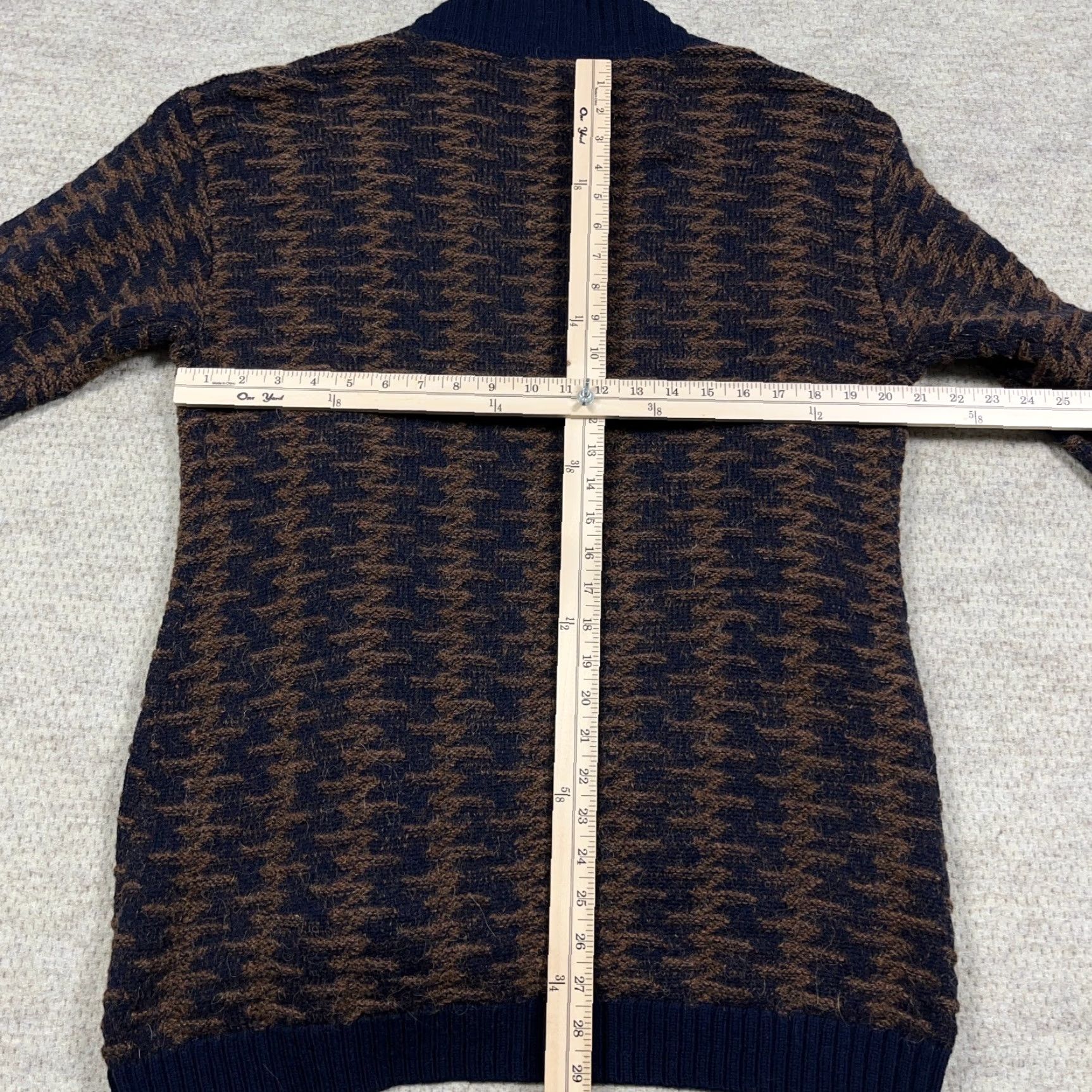 Pendleton Pendleton Cardigan Sweater Women L Open Front Wool Alpaca Shawl Neck V-Neck Pockets Geometric Bohemian vintage? no Size L / US 10 / IT 46 - 7 Thumbnail