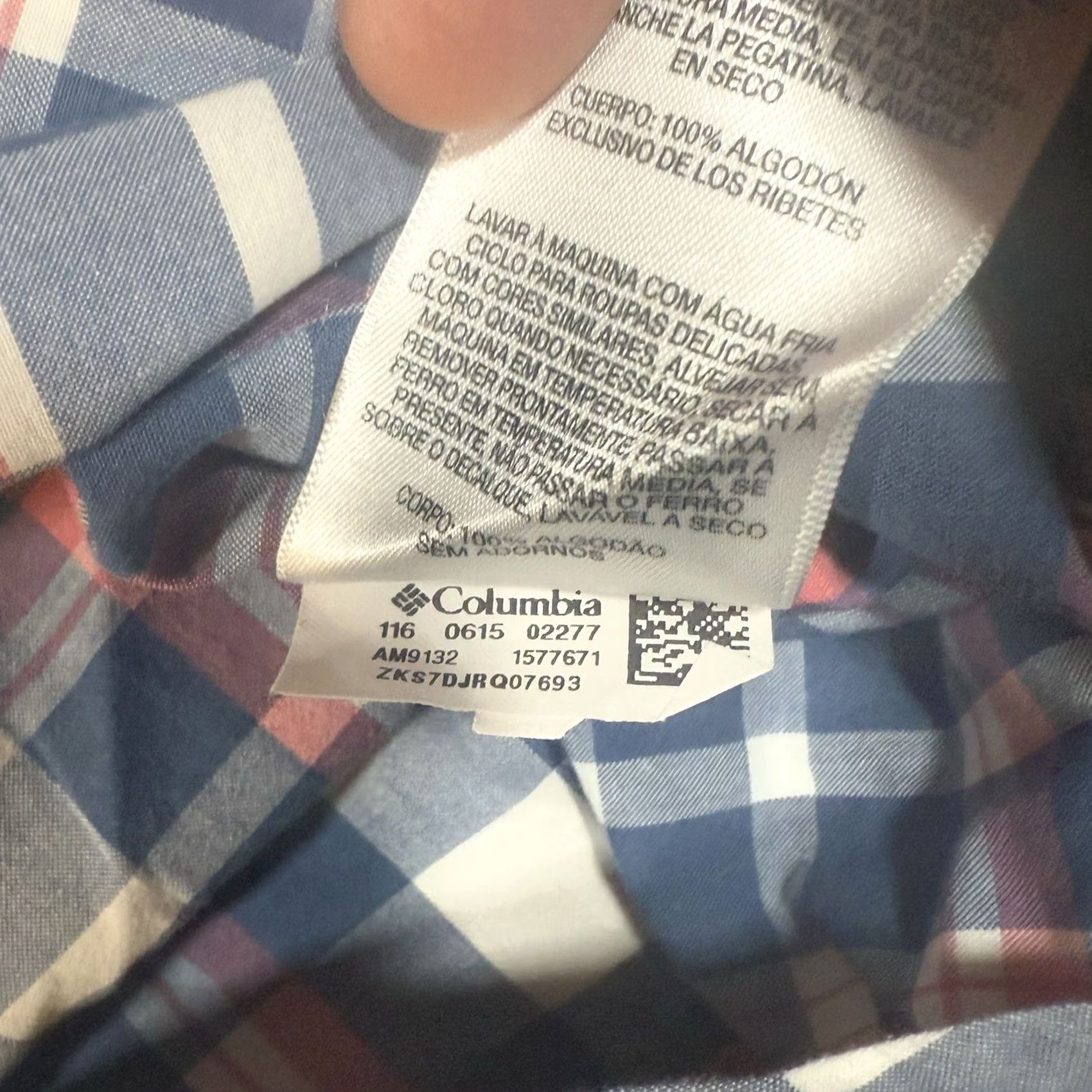 Vintage Columbia Sportswear Shirt Mens 2XL Rapid Rivers II Short Sleeve Blue Pink Plaid Button-Up Casual Outdoors Mens Size US XXL / EU 58 / 5 - 7 Thumbnail